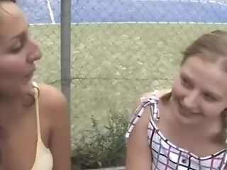 My Ex Daughter-in-law Hot Female Tennis Couch Slurped By Her Uber-cute Lesbo Trainee