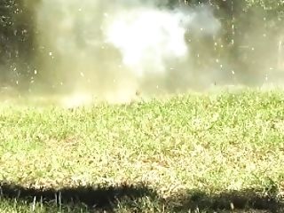 Pumpkin Explosion!!!! Shot With Ar15 And Explosive - Truly Cool!