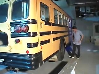 Jenna Student Gives Herself To The Bus Driver