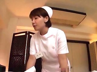 Kinky Asian Nurse Makes A Patient Blessed By Sucking His Dick